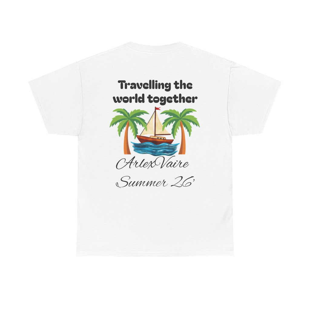Travelling the world together summer 26' ArlexVaire tee