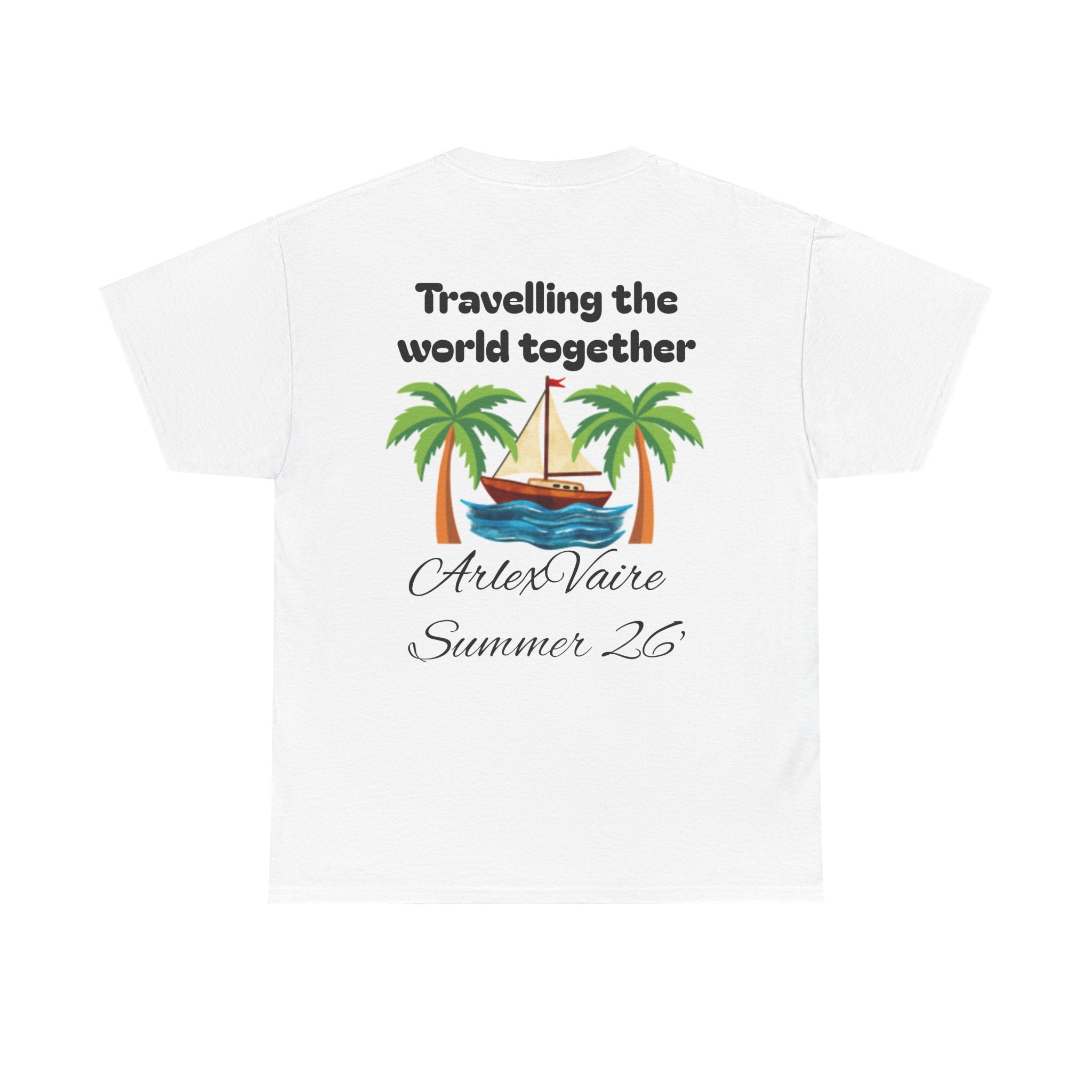 Travelling the world together summer 26' ArlexVaire tee